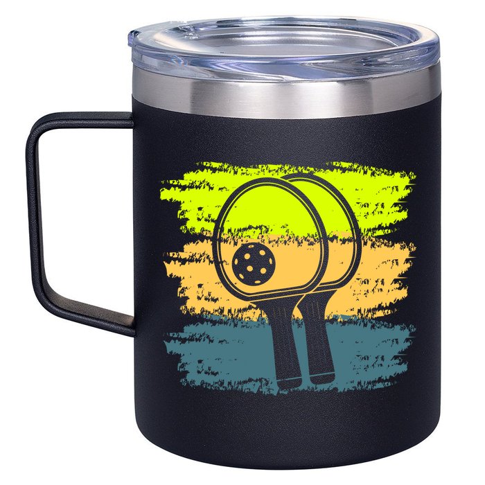 Funny Pickleball Player Paddleball Lover 12oz Stainless Steel Coffee Mug