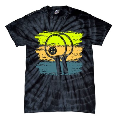 Funny Pickleball Player Paddleball Lover Tie-Dye T-Shirt