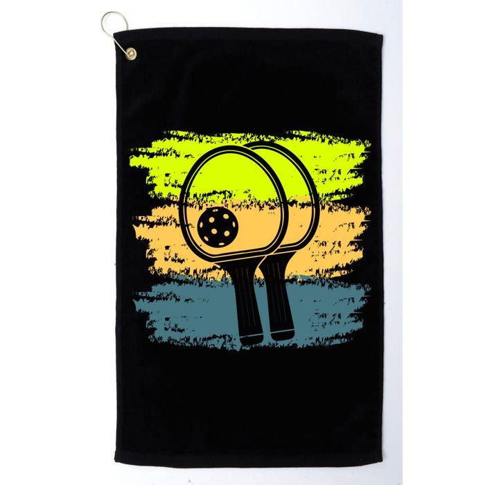 Funny Pickleball Player Paddleball Lover Golf Towel