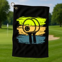 Funny Pickleball Player Paddleball Lover Golf Towel
