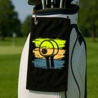 Funny Pickleball Player Paddleball Lover Golf Towel