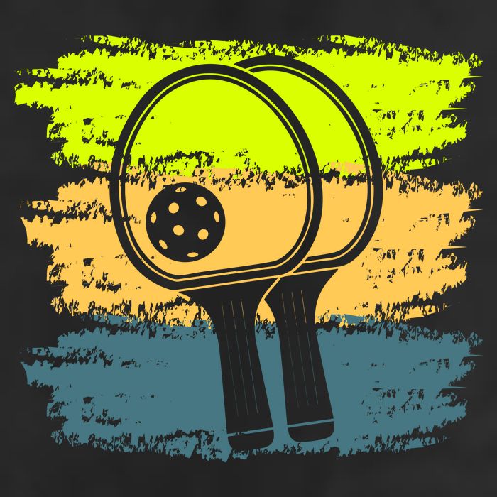 Funny Pickleball Player Paddleball Lover Golf Towel