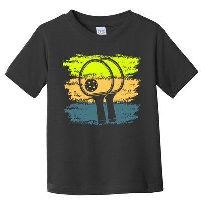 Funny Pickleball Player Paddleball Lover Toddler T-Shirt