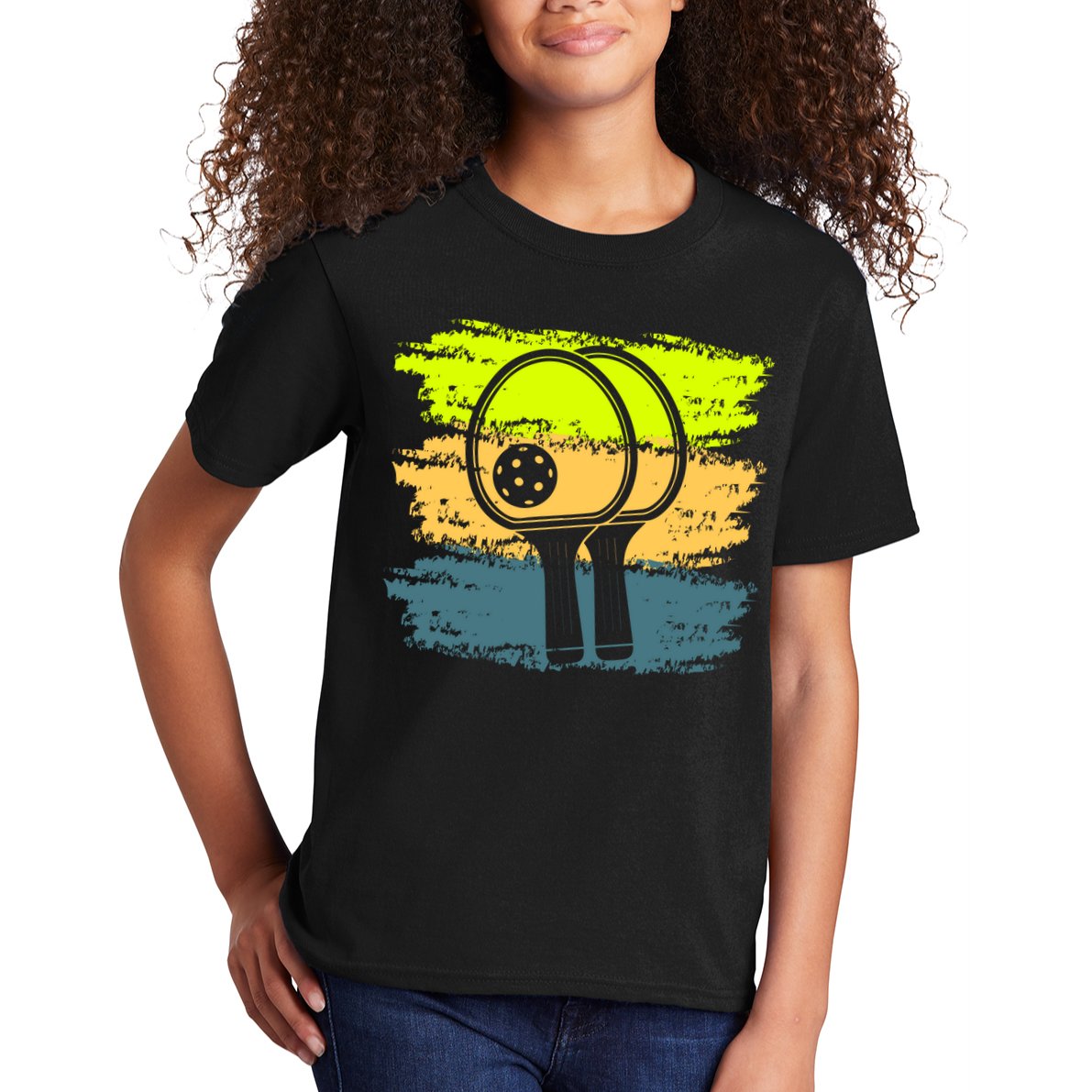Funny Pickleball Player Paddleball Lover Kids T-Shirt