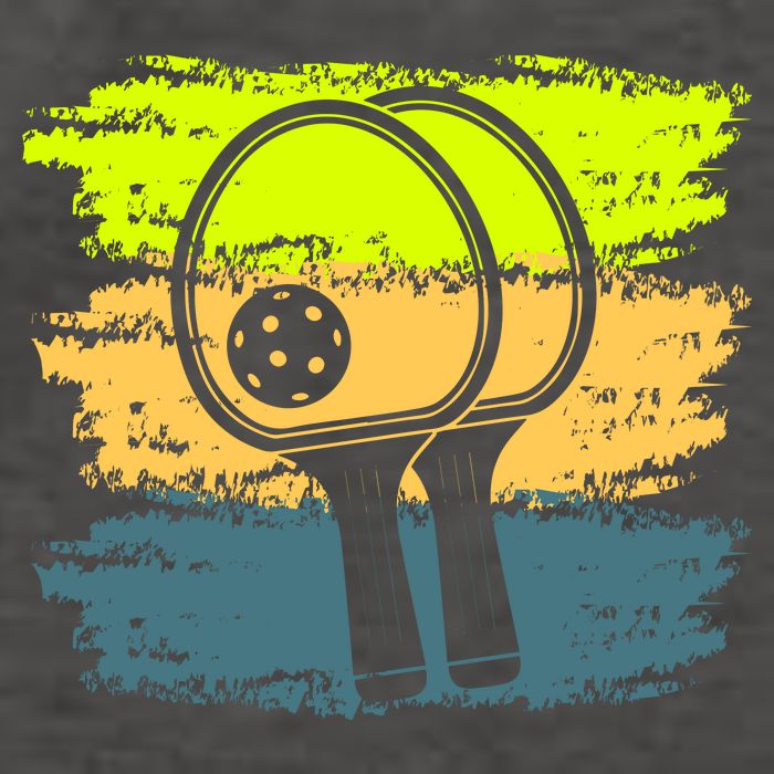 Funny Pickleball Player Paddleball Lover Vector Backpack