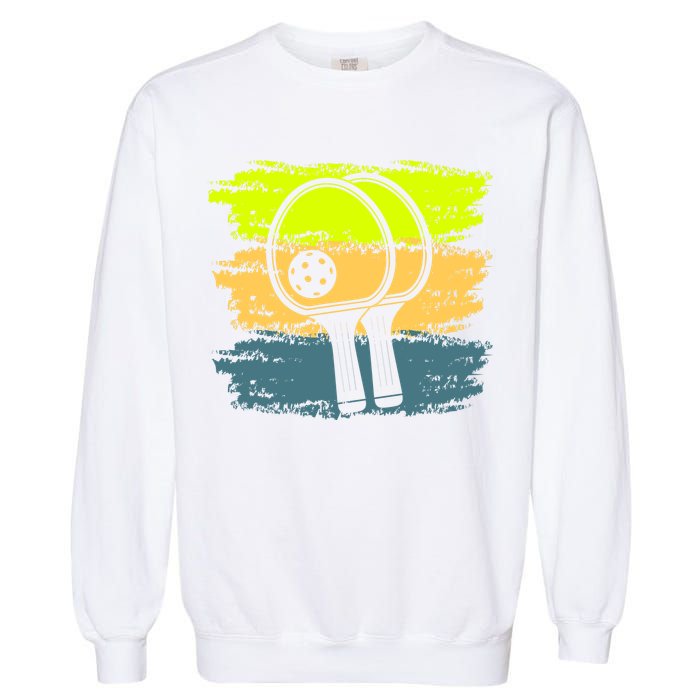 Funny Pickleball Player Paddleball Lover Garment-Dyed Sweatshirt