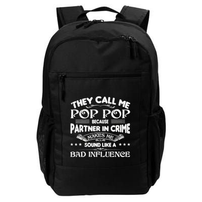 Funny Pop Pop Dad Shirt Valentine Fathers Day Christmas Backpack