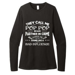 Funny Pop Pop Dad Shirt Valentine Fathers Day Christmas Womens CVC Long Sleeve Shirt