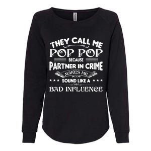 Funny Pop Pop Dad Shirt Valentine Fathers Day Christmas Womens California Wash Sweatshirt