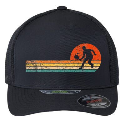 Funny Pickleball Paddle Pickleball Player Dink Retro Vintage Flexfit Unipanel Trucker Cap