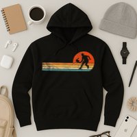 Funny Pickleball Paddle Pickleball Player Dink Retro Vintage Hoodie