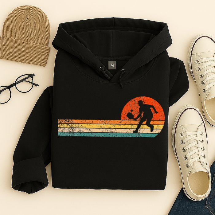 Funny Pickleball Paddle Pickleball Player Dink Retro Vintage Hoodie