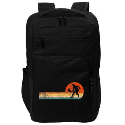 Funny Pickleball Paddle Pickleball Player Dink Retro Vintage Impact Tech Backpack