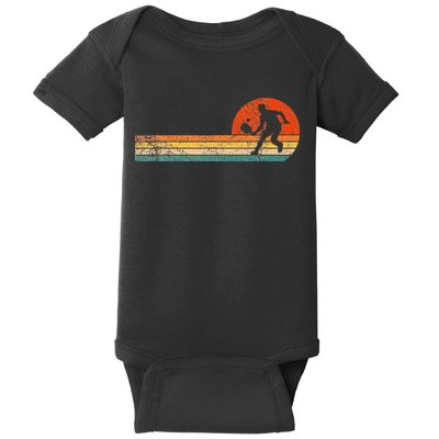 Funny Pickleball Paddle Pickleball Player Dink Retro Vintage Baby Bodysuit