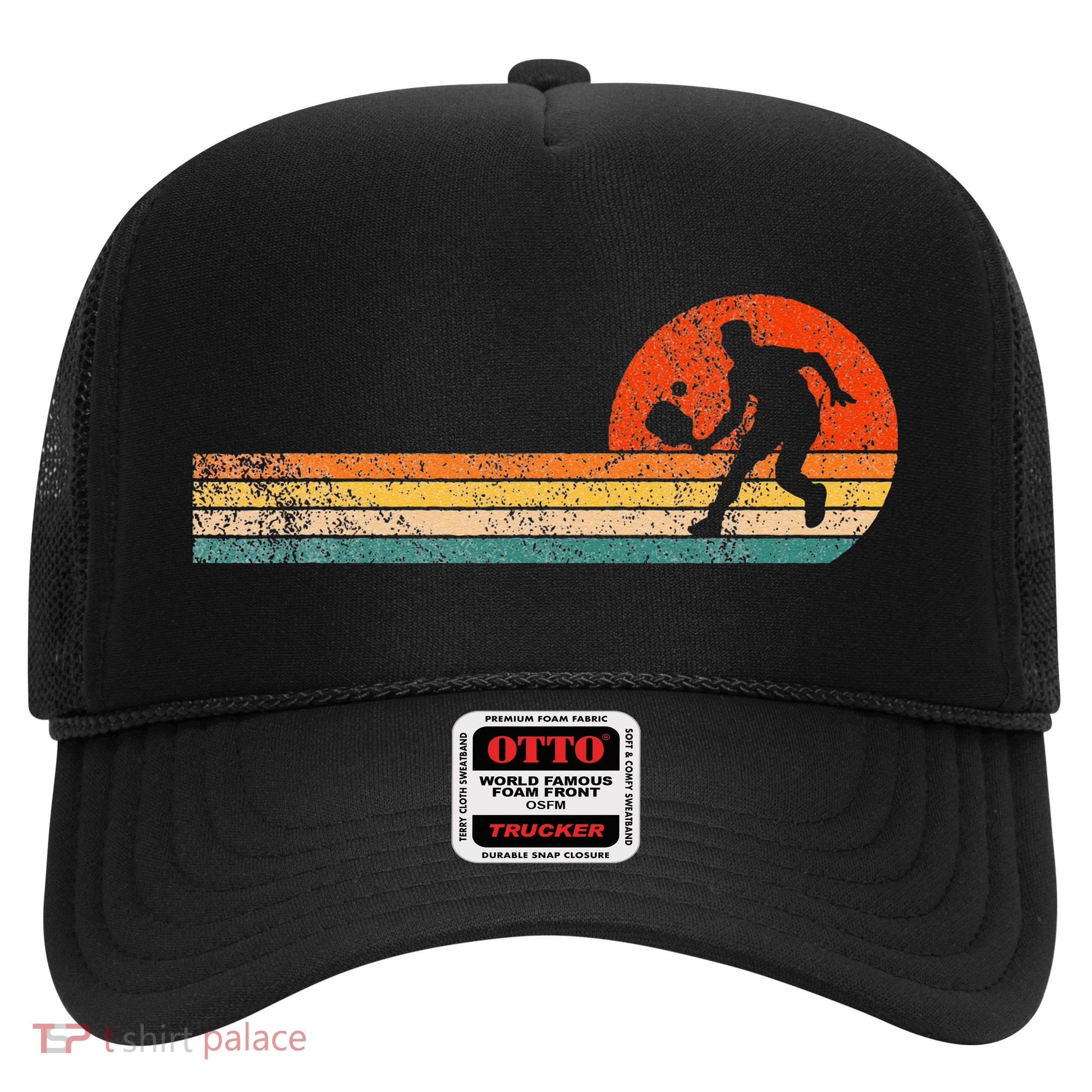 Funny Pickleball Paddle Pickleball Player Dink Retro Vintage Trucker Hat