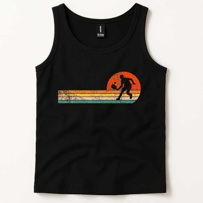 Funny Pickleball Paddle Pickleball Player Dink Retro Vintage Tank Top