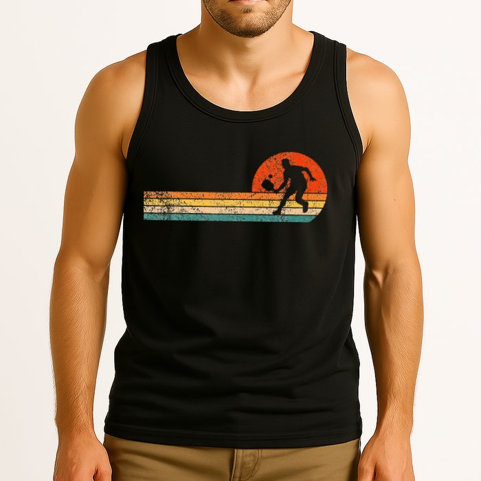 Funny Pickleball Paddle Pickleball Player Dink Retro Vintage Tank Top