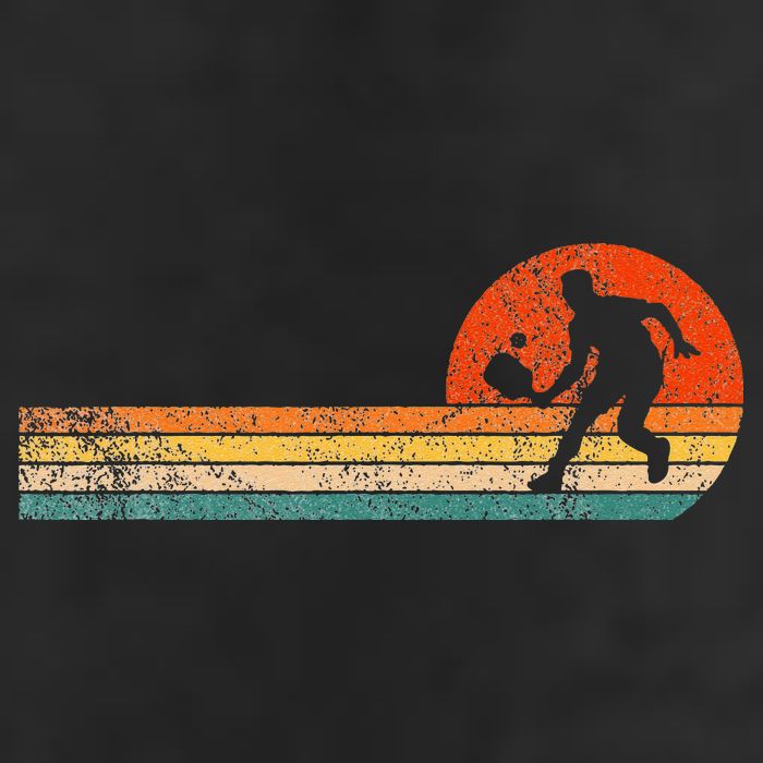 Funny Pickleball Paddle Pickleball Player Dink Retro Vintage Golf Towel