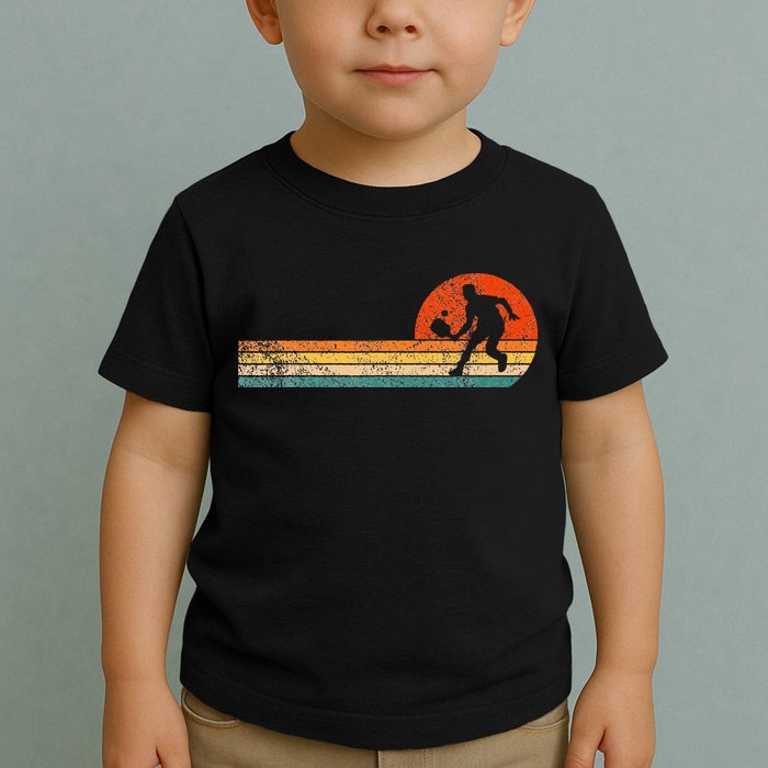 Funny Pickleball Paddle Pickleball Player Dink Retro Vintage Toddler T-Shirt