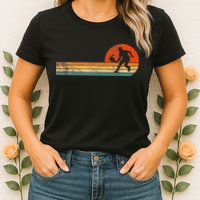 Funny Pickleball Paddle Pickleball Player Dink Retro Vintage Womens T-Shirt