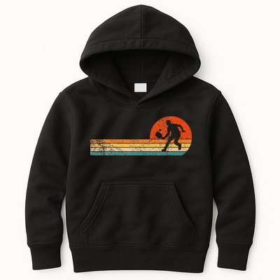 Funny Pickleball Paddle Pickleball Player Dink Retro Vintage Kids Hoodie