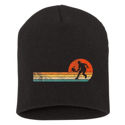 Funny Pickleball Paddle Pickleball Player Dink Retro Vintage Short Acrylic Beanie
