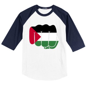 Free Palestine Palestine Flag Support Baseball Sleeve Shirt