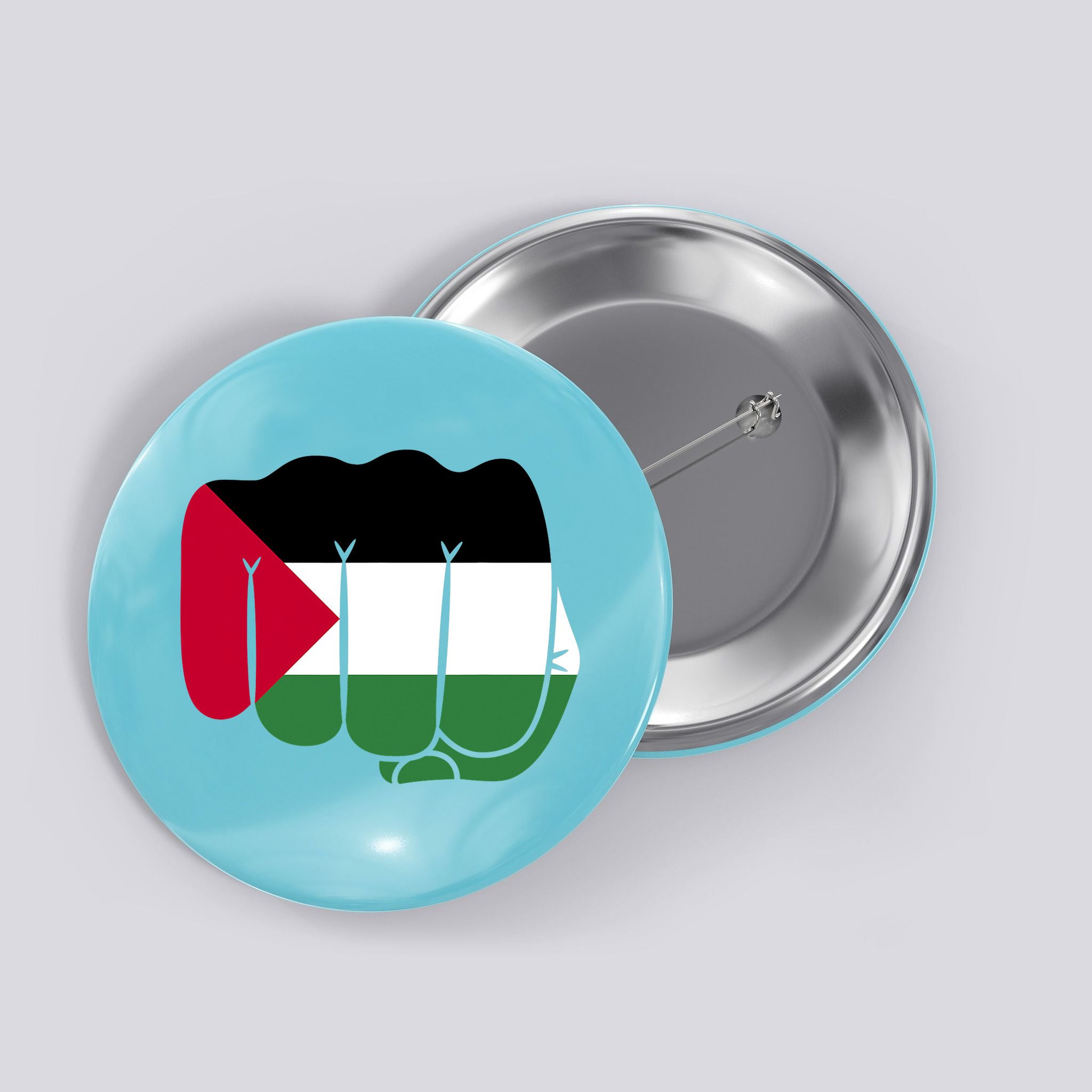 Free Palestine Palestine Flag Support Button