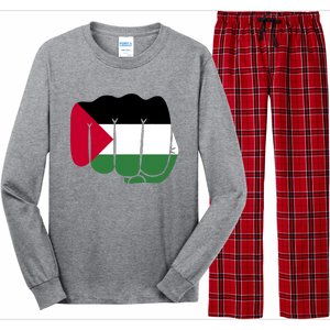 Free Palestine Palestine Flag Support Long Sleeve Pajama Set