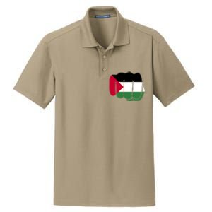 Free Palestine Palestine Flag Support Dry Zone Grid Polo