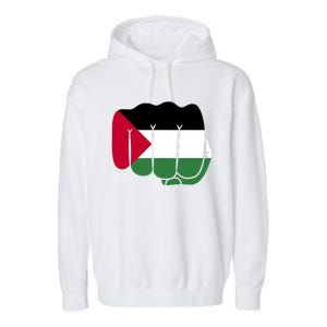 Free Palestine Palestine Flag Support Garment-Dyed Fleece Hoodie