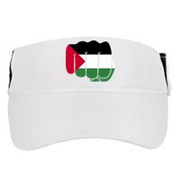 Free Palestine Palestine Flag Support Adult Drive Performance Visor