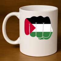 Free Palestine Palestine Flag Support 11oz C Handle Ceramic Mug