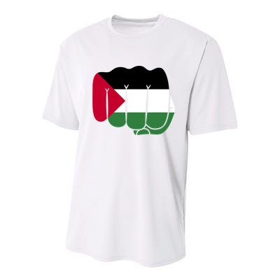 Free Palestine Palestine Flag Support Youth Performance Sprint T-Shirt