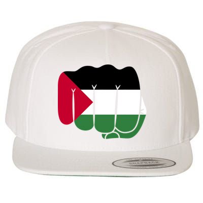 Free Palestine Palestine Flag Support Wool Snapback Cap
