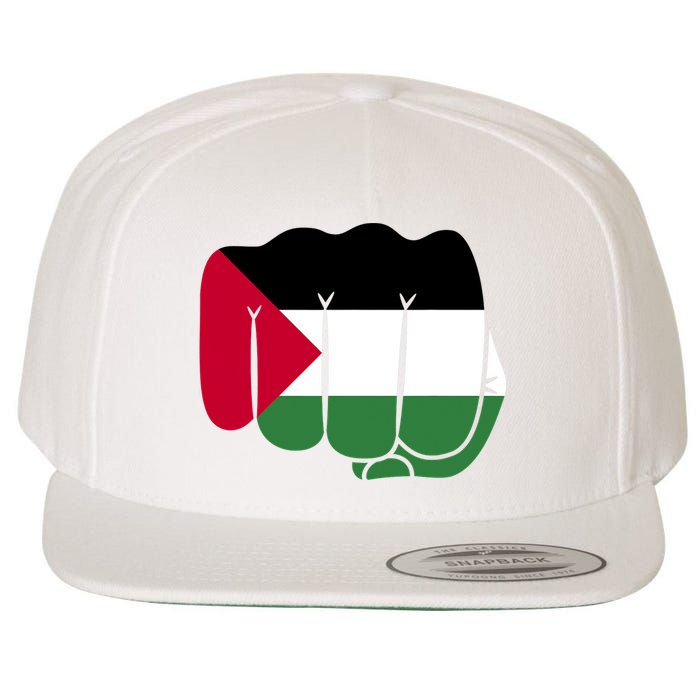 Free Palestine Palestine Flag Support Wool Snapback Cap
