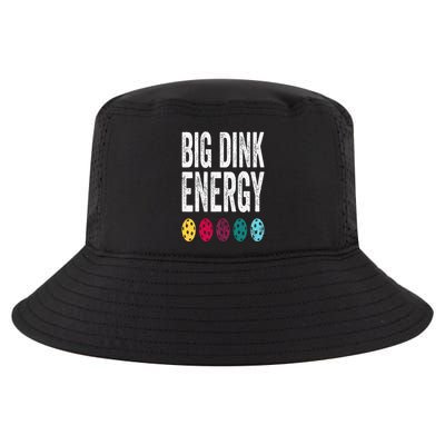 Funny Pickleball Paddle Big Dink Energy Dinking Pickle Ball Cool Comfort Performance Bucket Hat