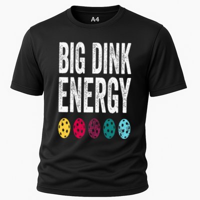 Funny Pickleball Paddle Big Dink Energy Dinking Pickle Ball Performance Shirt
