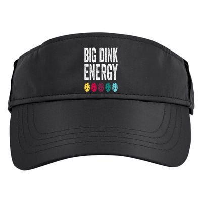 Funny Pickleball Paddle Big Dink Energy Dinking Pickle Ball Adult Drive Performance Visor