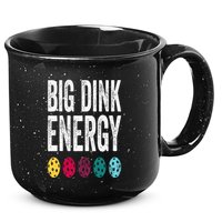 Funny Pickleball Paddle Big Dink Energy Dinking Pickle Ball 15oz Campfire Ceramic Mug
