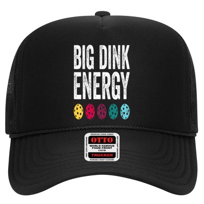 Funny Pickleball Paddle Big Dink Energy Dinking Pickle Ball Trucker Hat