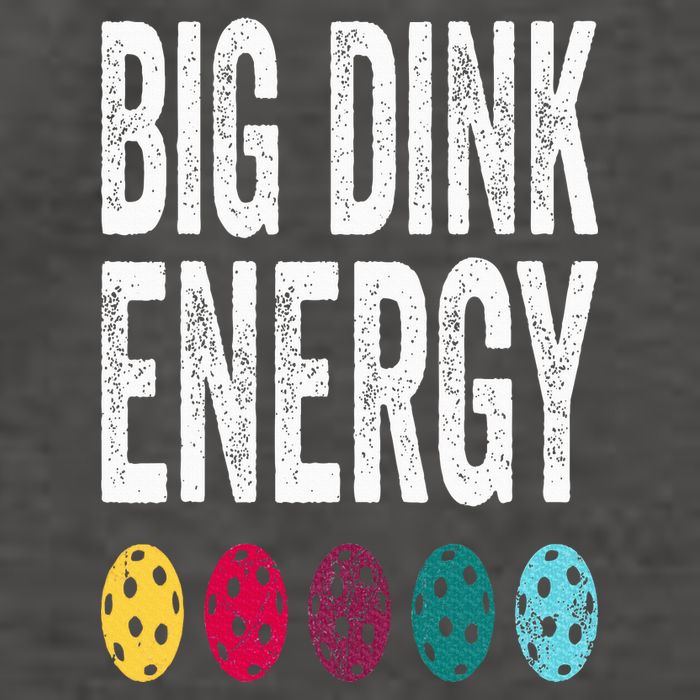 Funny Pickleball Paddle Big Dink Energy Dinking Pickle Ball Vector Backpack