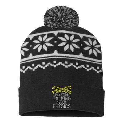 Funny Physics Physics Lover Science Humor Physics USA-Made Snowflake Beanie