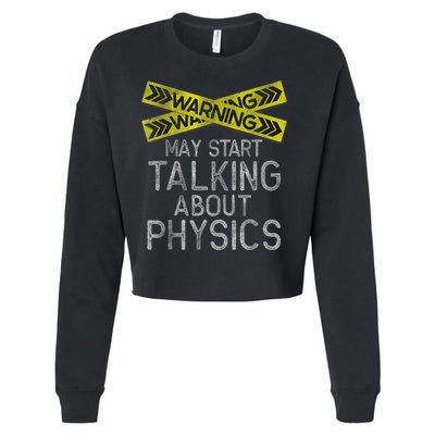 Funny Physics Physics Lover Science Humor Physics Cropped Pullover Crew