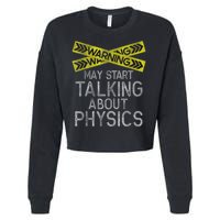 Funny Physics Physics Lover Science Humor Physics Cropped Pullover Crew