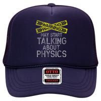 Funny Physics Physics Lover Science Humor Physics High Crown Mesh Back Trucker Hat