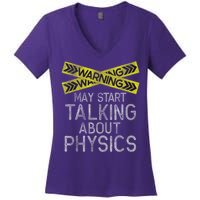 Funny Physics Physics Lover Science Humor Physics Women's V-Neck T-Shirt