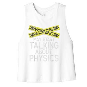 Funny Physics Physics Lover Science Humor Physics Women's Racerback Cropped Tank