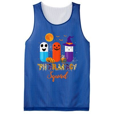 Funny Pills Pharmacy Pharmacist Squad Halloween Costume Mesh Reversible Basketball Jersey Tank