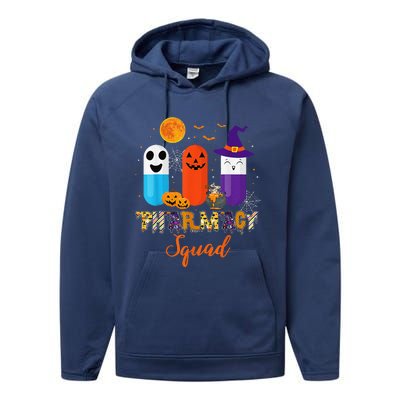 Funny Pills Pharmacy Pharmacist Squad Halloween Costume Performance Fleece Hoodie